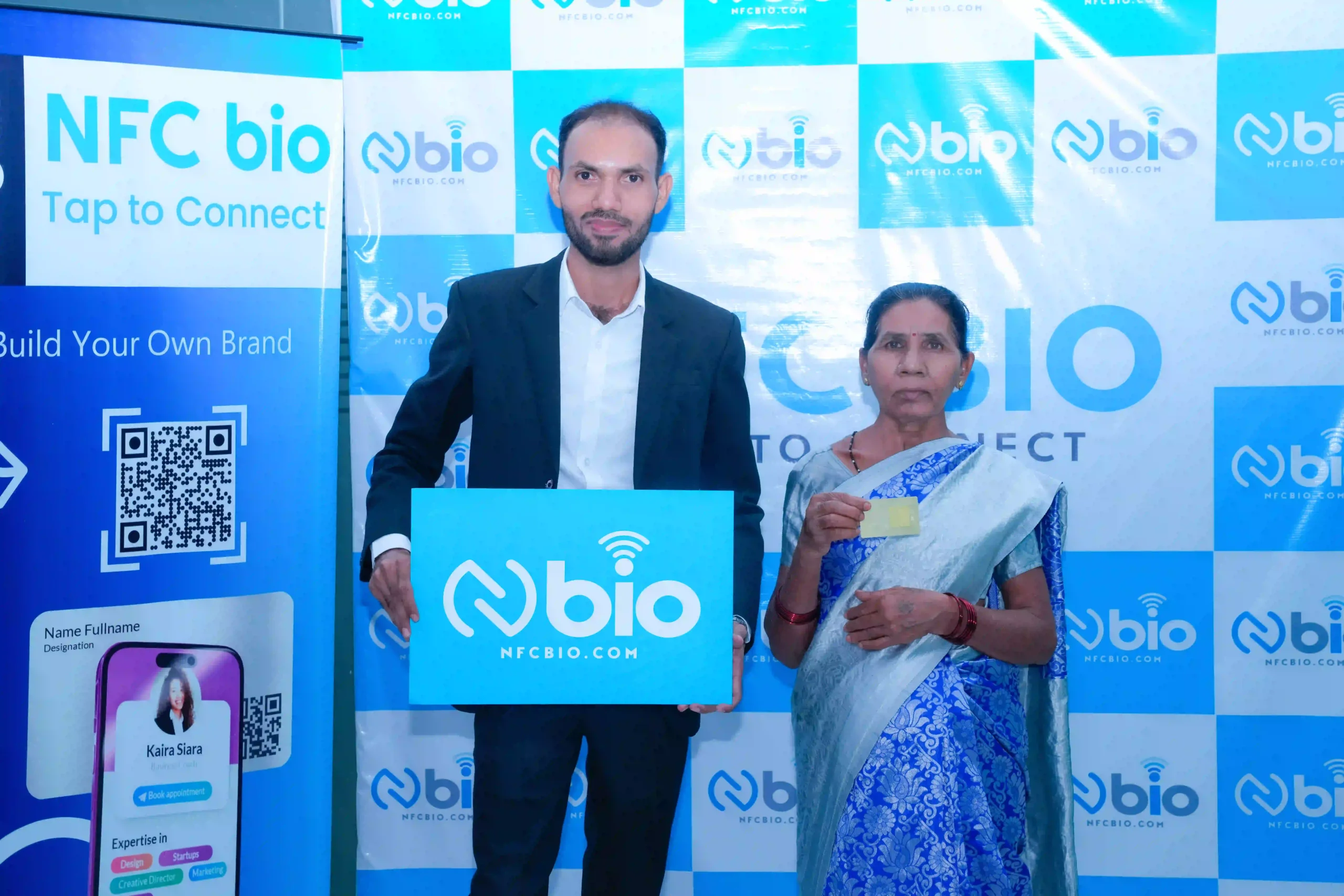 Sudheer Kamera with mom nfcbio